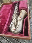 Vintage Buescher True-tone Low Pitch Alto Saxophone With Mouthpiece W/case. Fixed Price $725.00.
