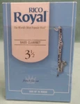 Rico Royal Bass Clarinet Reeds 3.5 10 Pack. Fixed Price $29.99.