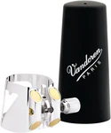 LC01P Optimum Ligature And Plastic Cap For Bb Clarinet Silver Plated With 3 Inte. Fixed Price $163.99.