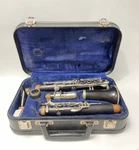 Cleveland King Tempo Clarinet W/hard Case Geo M. Bundy 3 Alto. Fixed Price $65.50.