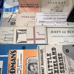 Assorted Clarinet Sheet Music--beginning Band To Solos Method Books.. Fixed Price $18.99.