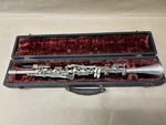 Vintage The Pedlar Co. Elkhart Ind. Metal Clarinet With Case And Mouthpiece. Fixed Price $69.95.