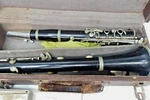 Original Vintage Ebony Clarinet Leatherette Case V.kohlerts Kraslice Bb Czech. Fixed Price $211.81.