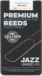 Selmer Paris Jazz Alto Saxophone Premium Reeds 2.5 (10-PACK). Fixed Price $45.00.