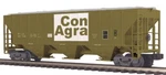 Mth Premier Con Agra PS-2CD High Sided Hopper Car 20-97135 Scale Freight Grain. Fixed Price $79.99.