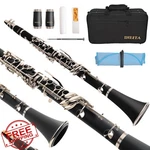 Ineffa Bb Bakelite Clarinet Beginners Black Wood Case. Fixed Price $224.99.