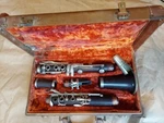 F Olds & Son Parisian Ambassador Wood Clarinet, Good But Needs Pads Replaced. Fixed Price $199.00.