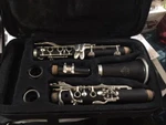 Kaizer Clarinet Flat Bb Ebony Black CLE-1000EB. Fixed Price $65.00.