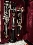 Le Blanc Professional Bb Clarinet With Nicely Aged Wood And Silver Keys. Fixed Price $1000.00.