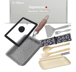9PCS Tamagoyaki Set, Japanese Omelette Nonstick With Lid, Square. Fixed Price $25.99.