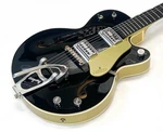 Gretsch G6118T-LTV 130TH Anniv Jr Used 2TONE Black Metallic Gold W/hard Case. Fixed Price $2645.99.