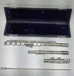 Antigua Winds Student Concert Flute Silver Plated Closed Hole With Case. Fixed Price $115.00.