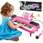 37 Keys Music Keyboard ,beginner Piano For Girls, Portable With Microphone. Fixed Price $17.99.