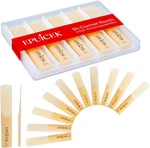 10 Pack Bb Clarinet Reeds 2.5 Strength For Beginner And Player, Thinner Tip. Fixed Price $13.54.