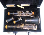 Hutchen Clarinet - Musical Instrument Mouthpiece Barrel Joints Bell Case. Fixed Price $140.00.