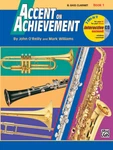 Alfred Accent On Achievement Book 1 B-flat Bass Clarinet & Cd. Fixed Price $5.00.