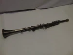 Antique Clarinet Pedler Hoosier Silver Plate #2825G Elkhart 24" Long. Fixed Price $49.99.