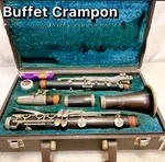 Buffet Crampon Evette Clarinet Vintage Used With Hard Case Mouthpiece. Fixed Price $230.00.