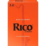 Rico Bass Clarinet Reeds, Box Of 10 Strength 3. Fixed Price $35.99.