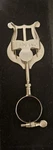 Leblanc Marching Band Sheet Music Holder Clarinet Shiny Silvery Lyre GR8 Shape. Fixed Price $5.00.