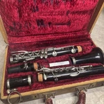 Penzel Mueller Artist Model 40 50 B Flat Clarinet With Case- Mid Century. Fixed Price $450.00.