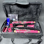 Roffee RC-26N Clarinet Student Model W Case & Mouthpiece Hot Pink Vg. Fixed Price $114.95.