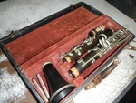 The Pedler Co Elkhart Clarinet W' Kalashen's Kleartone Mouthpiece. Fixed Price $149.99.