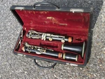 Very Clean Vintage 1900S Cundy Bettoney Columbia Boston Wood Clarinet & Case!. Fixed Price $184.99.