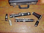 Vintage Buescher Wood Clarinet Mid Century. Fixed Price $307.12.