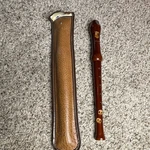 Schreiber Soprano Recorder Brown Wood High Polish Made In Germany With Case. Fixed Price $60.00.