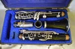 Vintage Blanc Normandy Clarinet Hartmann Case Blue Inside Handle Untested. Fixed Price $72.00.