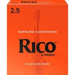 Rico Soprano Saxophone Reeds, Box Of 10 Strength 2.5. Fixed Price $26.14.