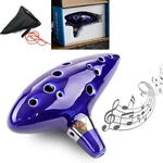 Musical 12 Hole Ocarina Ceramic Alto Legend Of Zelda Flute Instrument. Fixed Price $14.41.