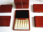6-PCS Of Solid Maple Wood Case Box Holder For Clarinet Saxophone. Fixed Price $26.99.