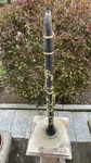 Vintage Unbranded Clarinet Grenadilla Wood Nickel Hardware. Fixed Price $150.00.