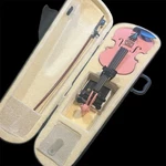 Mendini By Cecilio Mv-pink 1/4 Violin With Hard Case & Bow. Fixed Price $50.00.