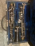 Selmer Brand Wooden Oboe, Made In France. Fixed Price $545.00.