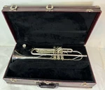 Vintage Frank Holton & Co. T602 Silver Plate Trumpet With Case. Fixed Price $337.50.