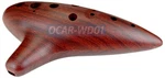 Wood Simulated 12-HOLE Alto Ocarina Flute With Quality Craftsmanship. Fixed Price $22.00.