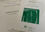 Clarinet Trio Conductor's Scores, Lot Of 2. Fixed Price $8.00.