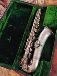 Vintage 1923 Cg Conn - Melody Low Pitch Saxophone 24.25" Body W/ Case. Fixed Price $699.00.