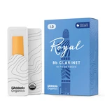 D'addario Daddario Royal Organic Bb Clarinet Reeds Strength 1.0 10-PACK RCB1010. Fixed Price $46.53.