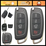 Folding Key Fob Cover Case For Hyundai Sonata Santa Fe Tucson 2013-2017 Pack. Fixed Price $23.39.