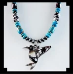 White Fox Creation: Wild Horse Magnesite Hummingbird Turquoise &. Fixed Price $372.13.