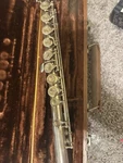 Vintage Bundy Selmer Silver Closed Key Hole Concert Flute With Artley Hard Case. Fixed Price $40.00.