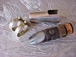 Vintage Henri Selmer Paris Clarinet Mouthpiece Ligature Cap France Hard Rubber. Fixed Price $244.85.