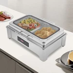 9L Electric Chafing Dish Buffet Server Stainless Steel Chafer Food Warmer 400W. Fixed Price $132.76.