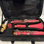 Merano Pink Plastic Clarinet With Case And Mouthpiece. Fixed Price $39.99.