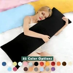 Cozy Brushed Microfiber Body Pillow Case, Machine Washable, 20 X 54 Inches. Fixed Price $11.99.