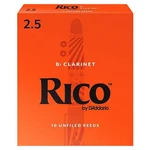 RCA2525 Reeds, Rico, Bb Clarinet, Strength 2.5, 25CT. Fixed Price $55.99.